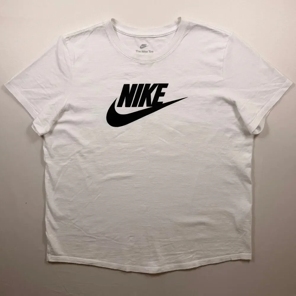 Nike Men's Sportswear Icon Futura T-Shirt White/Black